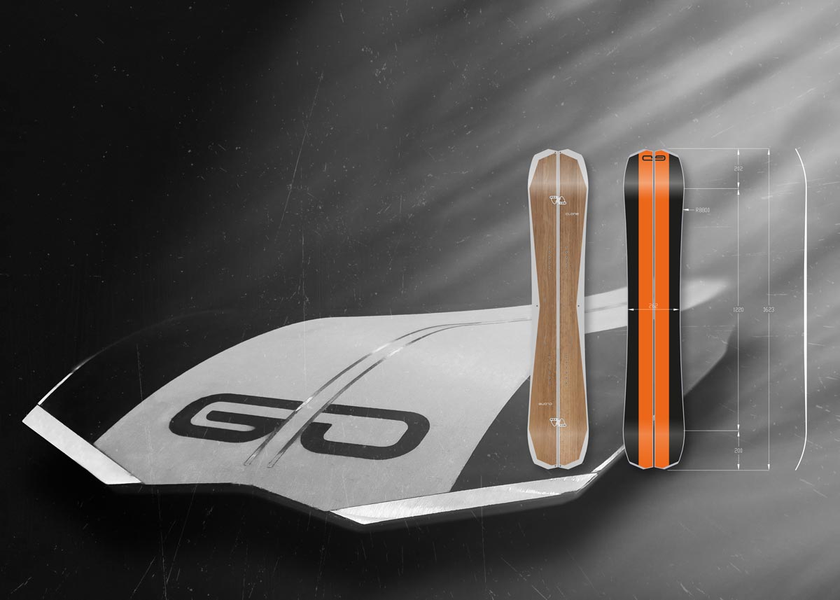 splitboard TANGO by clone ind